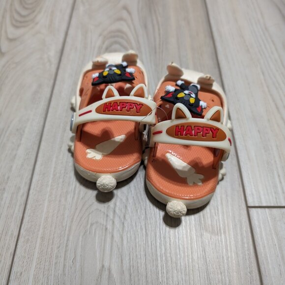 Cute TOM Slingback Clog Slip-on Shoes for Boys & Girls Size 12M-2Y  Green/Pink - Picture 5 of 15